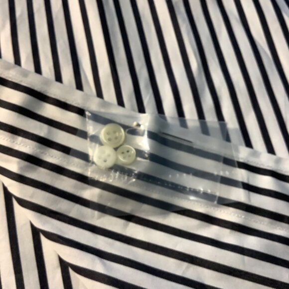 Ralph Lauren Men’s Button Down Shirt 2XLT Black White Stripe - Picture 11 of 13